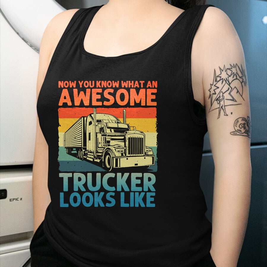 Best Truck Driver Life Shirt, Funny Trucker UnisexT-Shirt/Hoodie/Sweatshirt HLT00 - Best Truck Driver Art for Men Dad Women Trucking CDL Trucker T-Shirt (5)