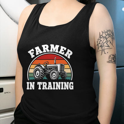 Best Farmer Life Shirt, Funny Farmer UnisexT-Shirt/Hoodie/Sweatshirt HLT00 - Farmer in Training Shirt Boys Girls Kids Tractor Farming T-Shirt