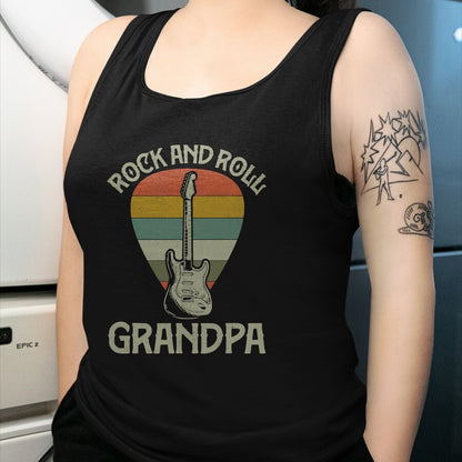 Best Grandpa Shirt, Proud Grandpa Unisex T-Shirt/Hoodie/Sweatshirt HLT00 - Guitarist Grandpa Fathers Day Shirts, Grandpa Guitar Player T-Shirt