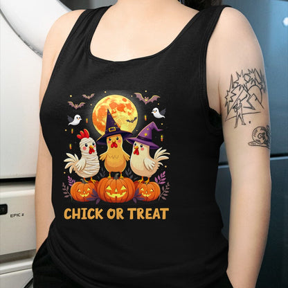 Best Farmer Life Shirt, Funny Farmer UnisexT-Shirt/Hoodie/Sweatshirt HLT00 - Chick or Treat Halloween Chicken Girl Farmer Halloween T-Shirt