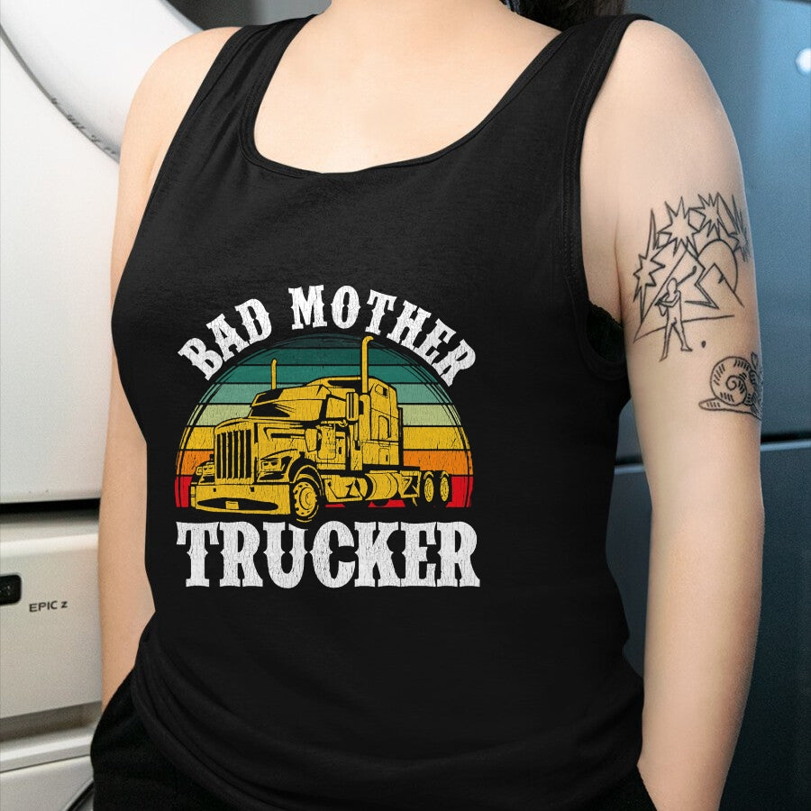 Best Truck Driver Life Shirt, Funny Trucker UnisexT-Shirt/Hoodie/Sweatshirt HLT00 - Funny Trucker Design for Men Big Rig Trucker Truck Driver T-Shirt (2)