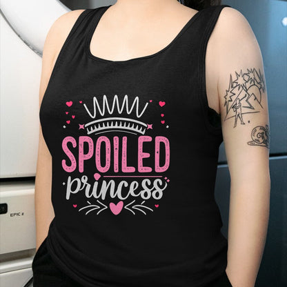 Best Wife Shirt, Wife and Husband Unisex T-Shirt/Hoodie/Sweatshirt HLT00 - Spoiled Princess Funny Women, Girl, Spoiled T-Shirt