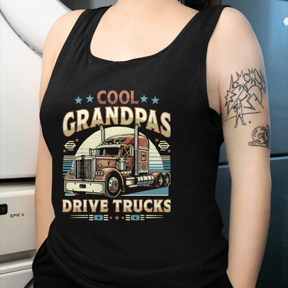 Best Truck Driver Life Shirt, Funny Trucker UnisexT-Shirt/Hoodie/Sweatshirt HLT00 - Cool Grandpas Drive Trucks Trucker Truck Driver Outfit T-Shirt, Men, Black, 3X-Large