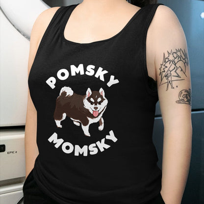 Dog Love Shirt, Dog Lover Gift T-Shirt/Hoodie/Sweatshirt HLT00 - Pomsky Momsky for Dog Pet Mom T-Shirt