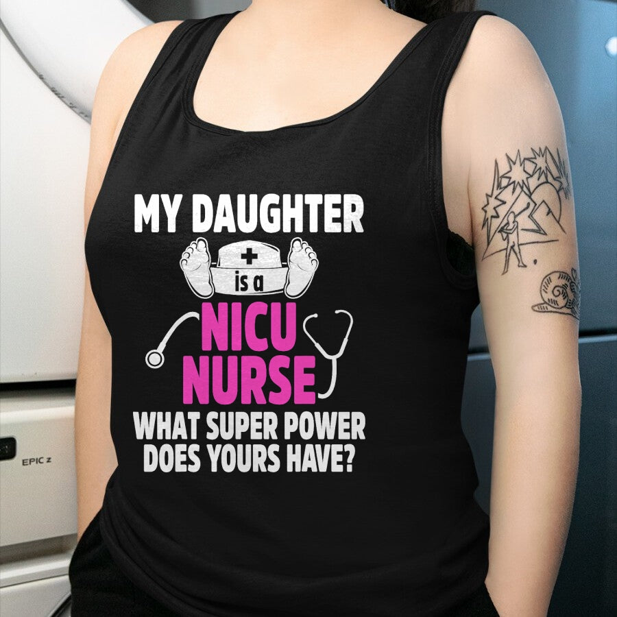 Funny Nurse Shirt, Nurse Unisex T-Shirt/Hoodie/Sweatshirt HLT00 - NICU Nurse Daughter Neonatal Newborn Nursing RN T-Shirt