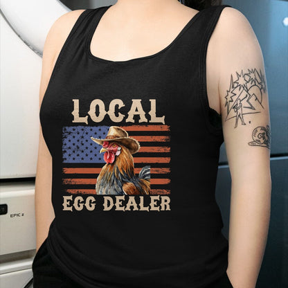 Best Farmer Life Shirt, Funny Farmer UnisexT-Shirt/Hoodie/Sweatshirt HLT00 - Local Egg Dealer Rooster Farmer Chicken T-Shirt