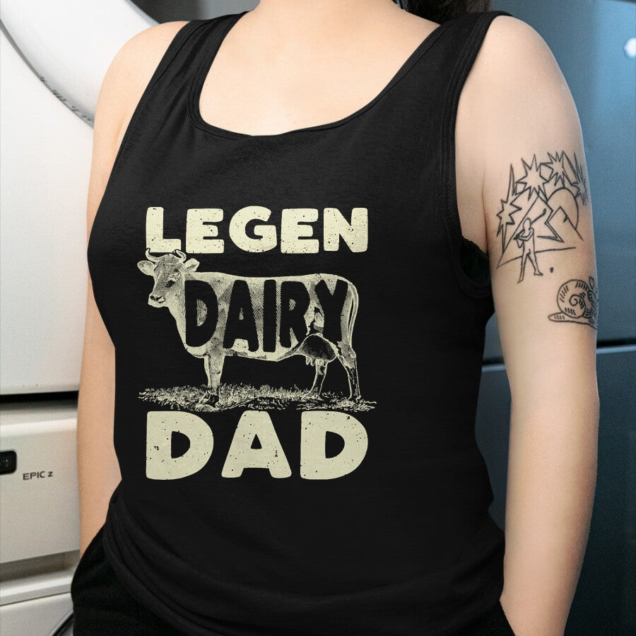 Best Farmer Life Shirt, Funny Farmer UnisexT-Shirt/Hoodie/Sweatshirt HLT00 - Legen Dairy Dad Cow Farmer Father's Day T-Shirt for Men T-Shirt