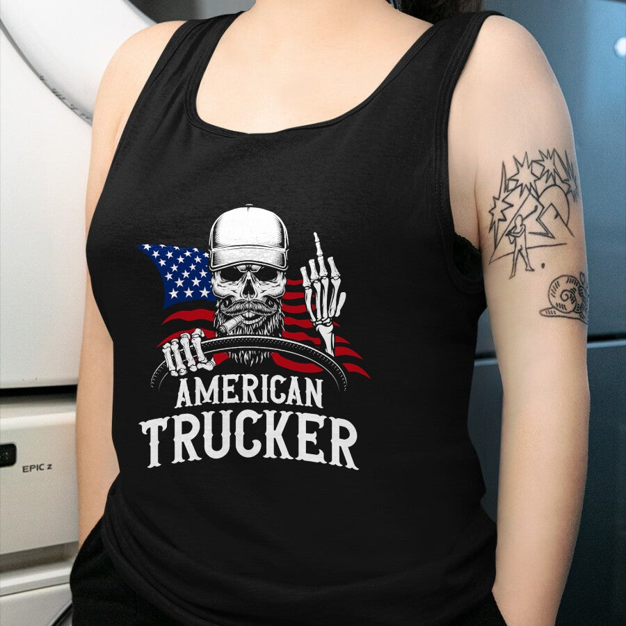 Best Truck Driver Life Shirt, Funny Trucker UnisexT-Shirt/Hoodie/Sweatshirt HLT00 - American Trucker for Patriotic Truck Driver T-Shirt