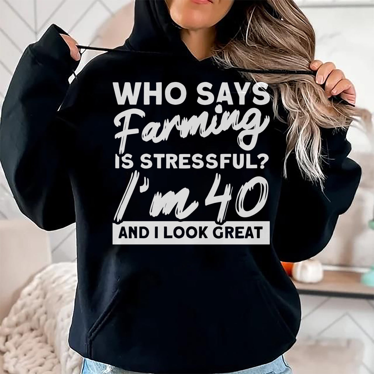 Best Farmer Life Shirt, Funny Farmer UnisexT-Shirt/Hoodie/Sweatshirt HLT00 - Farm Market 40th Birthday Local Farmers Farmer Performance T-Shirt