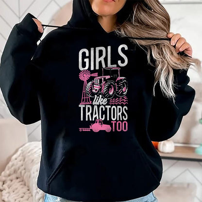 Best Farmer Life Shirt, Funny Farmer UnisexT-Shirt/Hoodie/Sweatshirt HLT00 - Farming Farmer Girl Tractor Tractor Vintage Girls Like T-Shirt