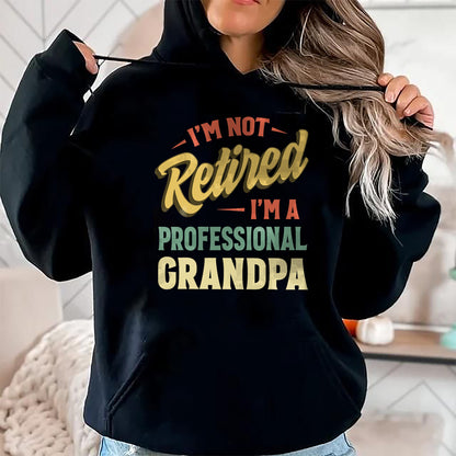 Best Grandpa Shirt, Proud Grandpa Unisex T-Shirt/Hoodie/Sweatshirt HLT00 - Grandpa For Men Funny Fathers Day Retired Grandpa T-Shirt