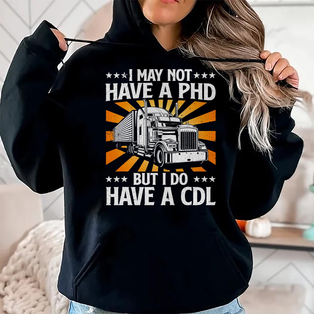 Best Truck Driver Life Shirt, Funny Trucker UnisexT-Shirt/Hoodie/Sweatshirt HLT00 - Funny Trucker Design For Men Women CDL Truck Driver Trucking T-Shirt