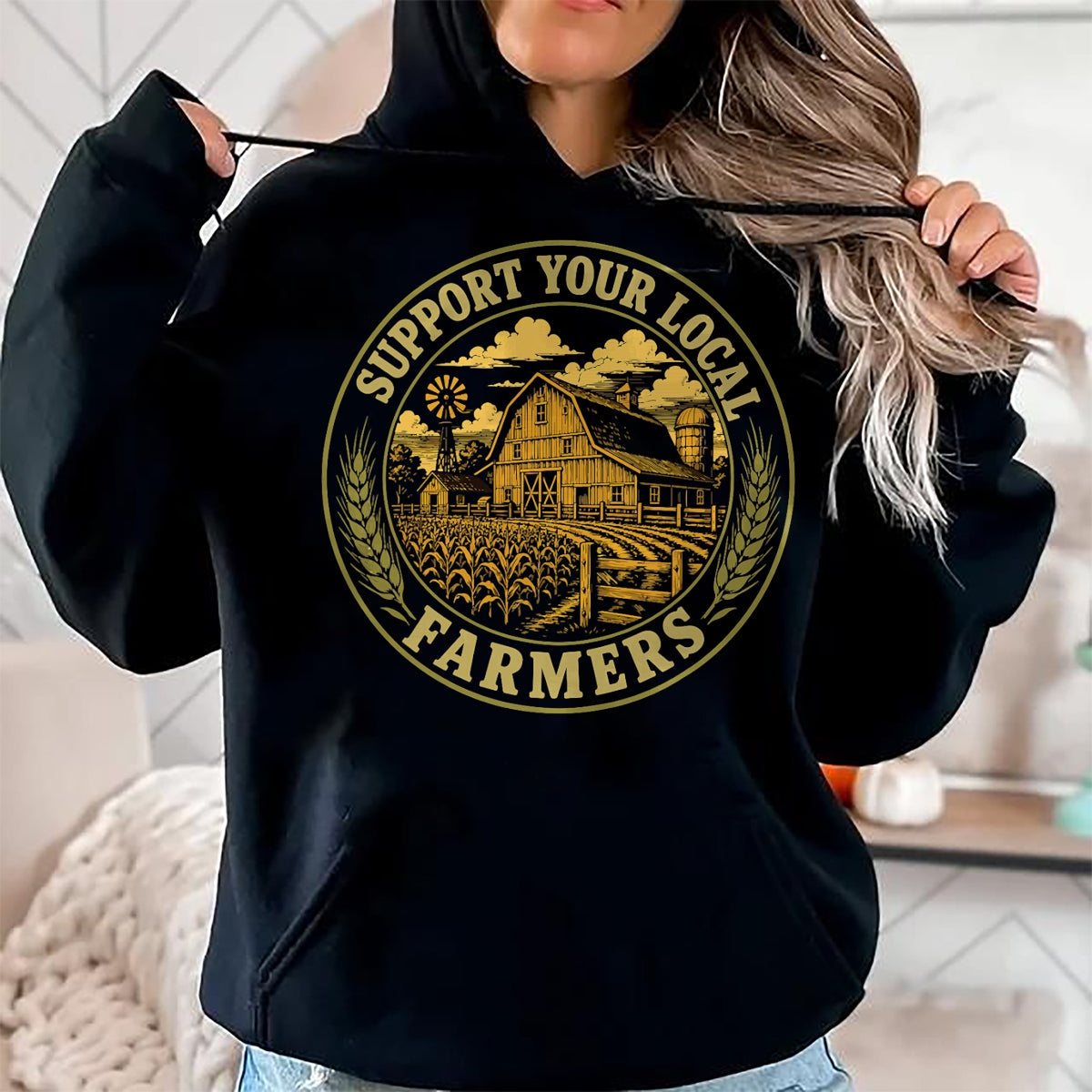 Best Farmer Life Shirt, Funny Farmer UnisexT-Shirt/Hoodie/Sweatshirt HLT00 - Support Your Local Farmers Vintage Farm Agriculture T-Shirt
