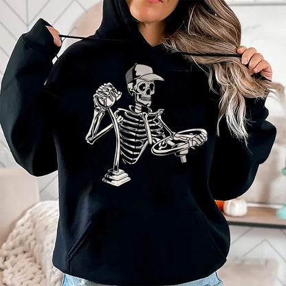 Best Truck Driver Life Shirt, Funny Trucker UnisexT-Shirt/Hoodie/Sweatshirt HLT00 - Skeleton Truck Driver - Funny Big Trucking Trucker T-Shirt