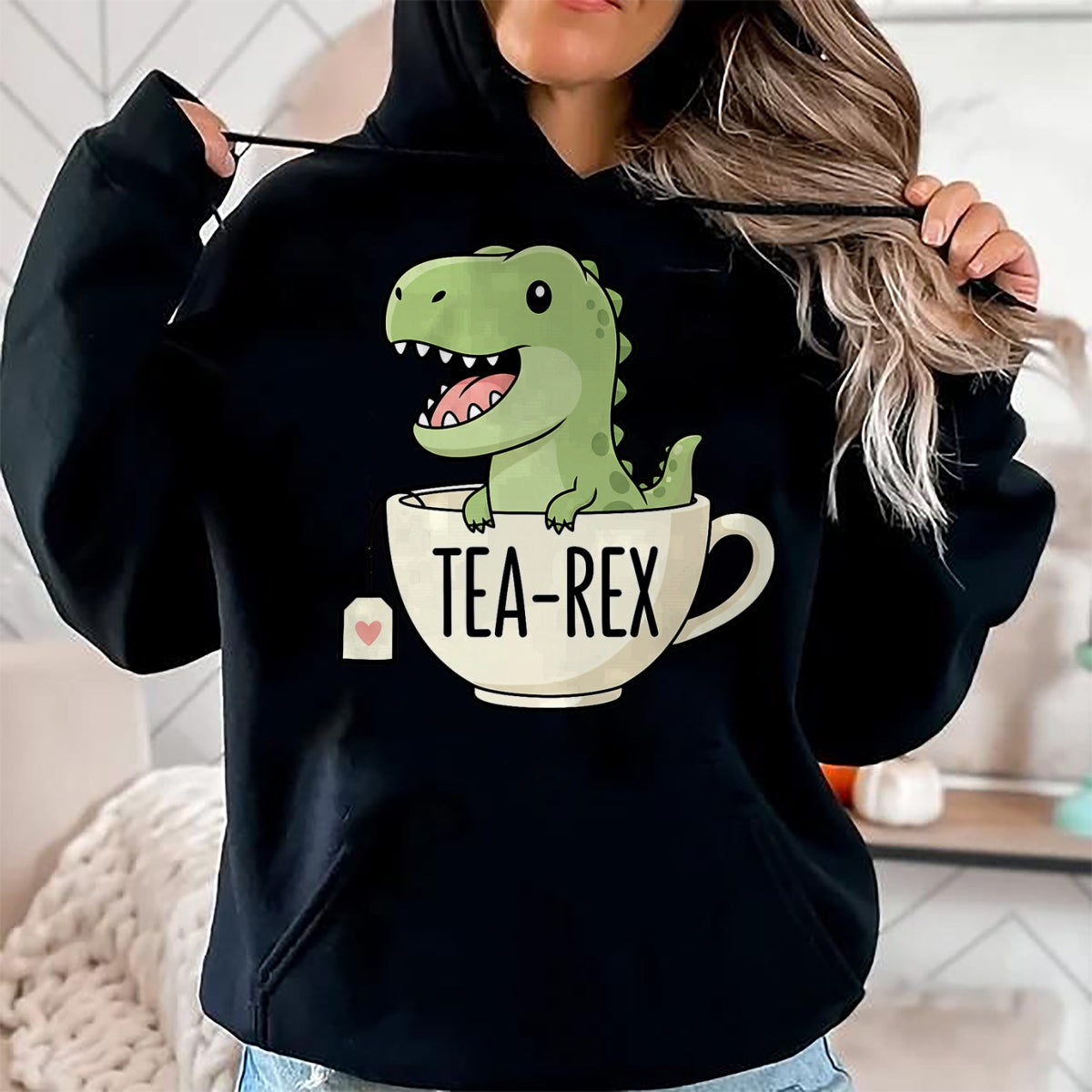 Best Dinosaur Lover Shirt, Funny Dinosaur UnisexT-Shirt/Hoodie/Sweatshirt HLT00 - Tea Rex Dinosaur Funny Cartoon T-Shirt