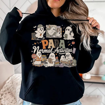 Best Teacher Shirt, Funny Teacher UnisexT-Shirt/Hoodie/Sweatshirt HLT00 - para Normal Activities SPED Teachers Ghost Fall Halloween T-Shirt (6)