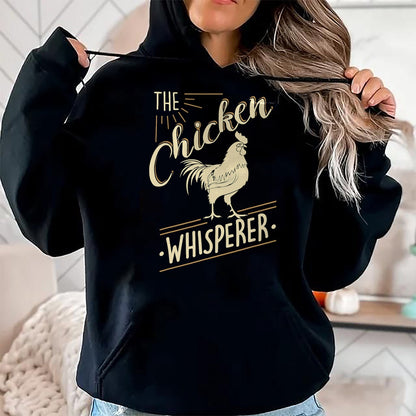 Best Farmer Life Shirt, Funny Farmer UnisexT-Shirt/Hoodie/Sweatshirt HLT00 - The Chicken Whisperer Funny Chicken Lover Farming T-Shirt T-Shirt