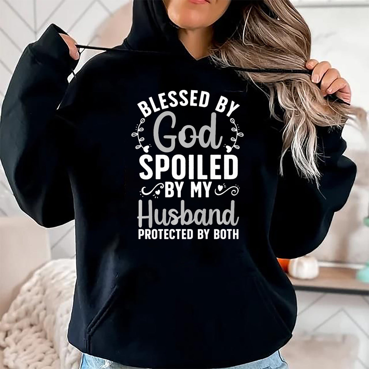 Best Wife Shirt, Wife and Husband Unisex T-Shirt/Hoodie/Sweatshirt HLT00 - Gift for wife T shirt, spoiled wife   Funny Spoiled Wife Art For Women Girls Husband Spoiled Wife Pr (26)