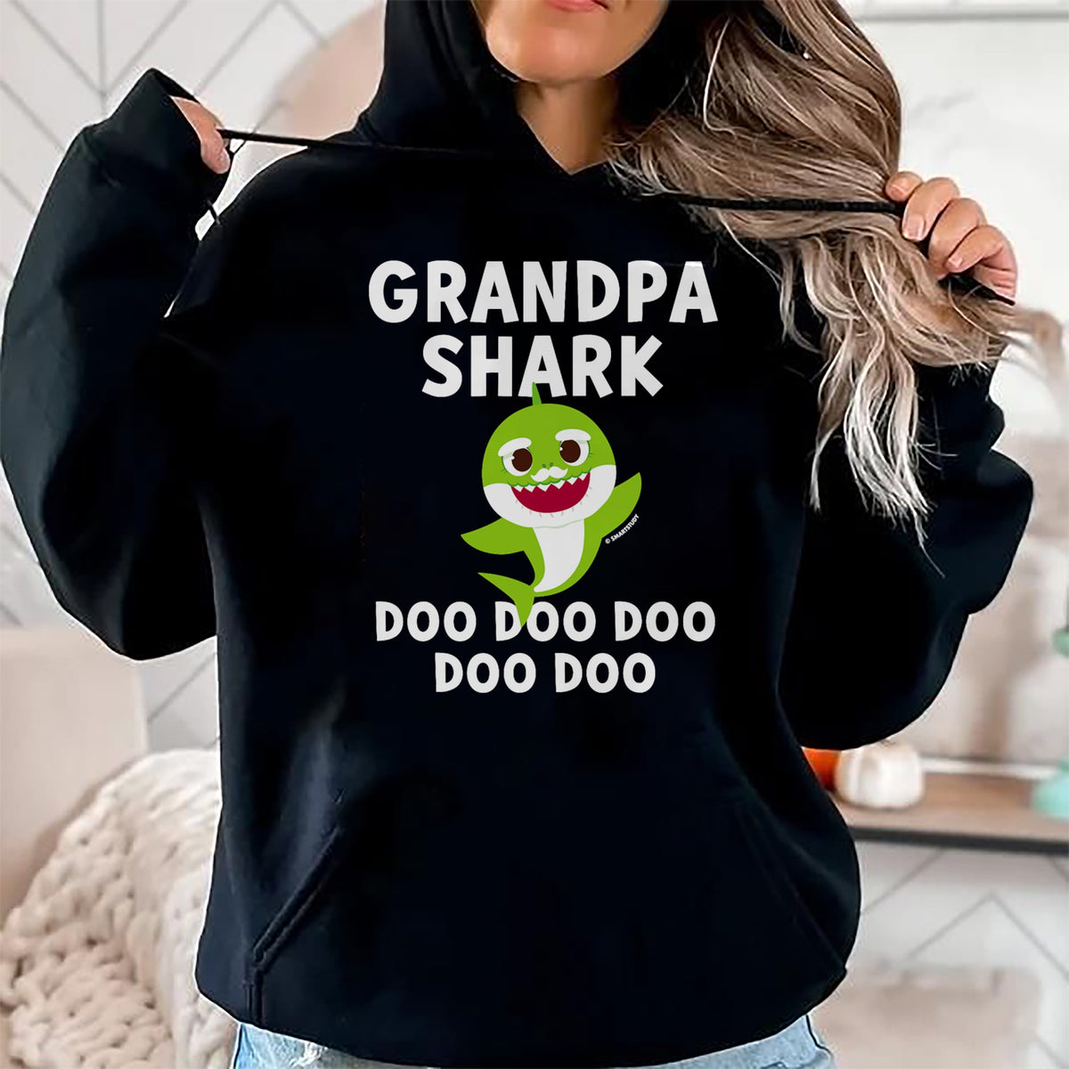 Best Grandpa Shirt, Proud Grandpa Unisex T-Shirt/Hoodie/Sweatshirt HLT00 - Pinkfong Grandpa Shark Official T-shirt T-Shirt