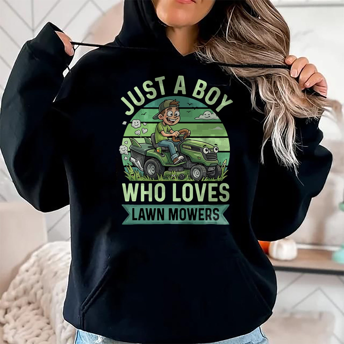 Best Farmer Life Shirt, Funny Farmer UnisexT-Shirt/Hoodie/Sweatshirt HLT00 - Funny Lawn Mowing Boys Kids Lawn Mower Gardening T-Shirt