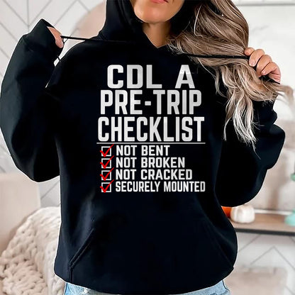 Best Truck Driver Life Shirt, Funny Trucker UnisexT-Shirt/Hoodie/Sweatshirt HLT00 - Cool CDL Trucker Art for Men Women Trucking CDL Truck Driver T-Shirt (1)