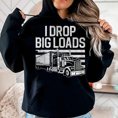 Best Truck Driver Life Shirt, Funny Trucker UnisexT-Shirt/Hoodie/Sweatshirt HLT00 - Funny Trucker Art for Men Women Kids Trucking Truck Driver T-Shirt, Men, Black, Large