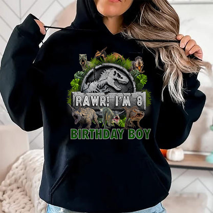 Best Dinosaur Lover Shirt, Funny Dinosaur UnisexT-Shirt/Hoodie/Sweatshirt HLT00 - Kids 8 Years Old Shirt 8th Birthday Boy T Rex Dinosaur T-Shirt