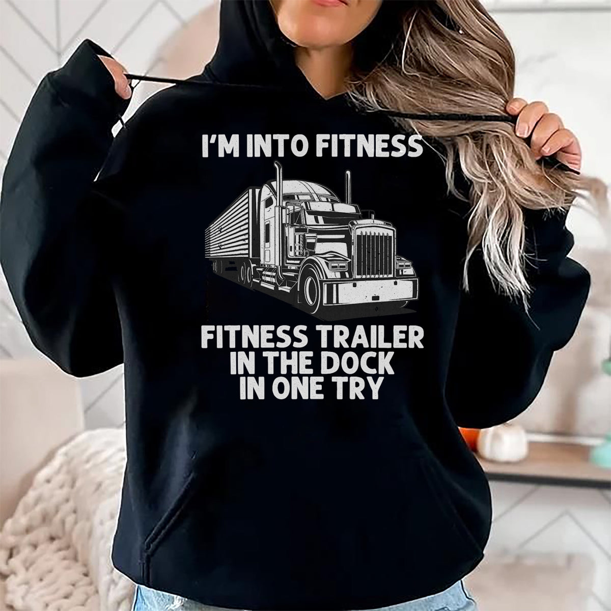 Best Truck Driver Life Shirt, Funny Trucker UnisexT-Shirt/Hoodie/Sweatshirt HLT00 - Best Truck Driver Art for Men Dad Women Trucking CDL Trucker T-Shirt (4)