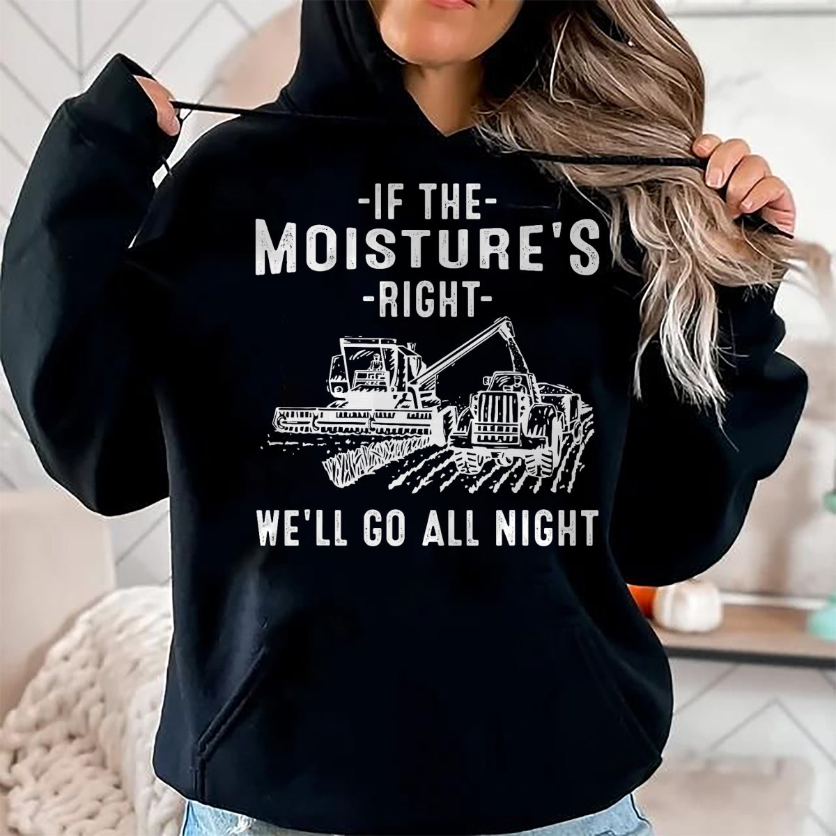 Best Farmer Life Shirt, Funny Farmer UnisexT-Shirt/Hoodie/Sweatshirt HLT00 - Cool If The Moisture's Right Farmer Gift Funny Farm Men T-Shirt (1)