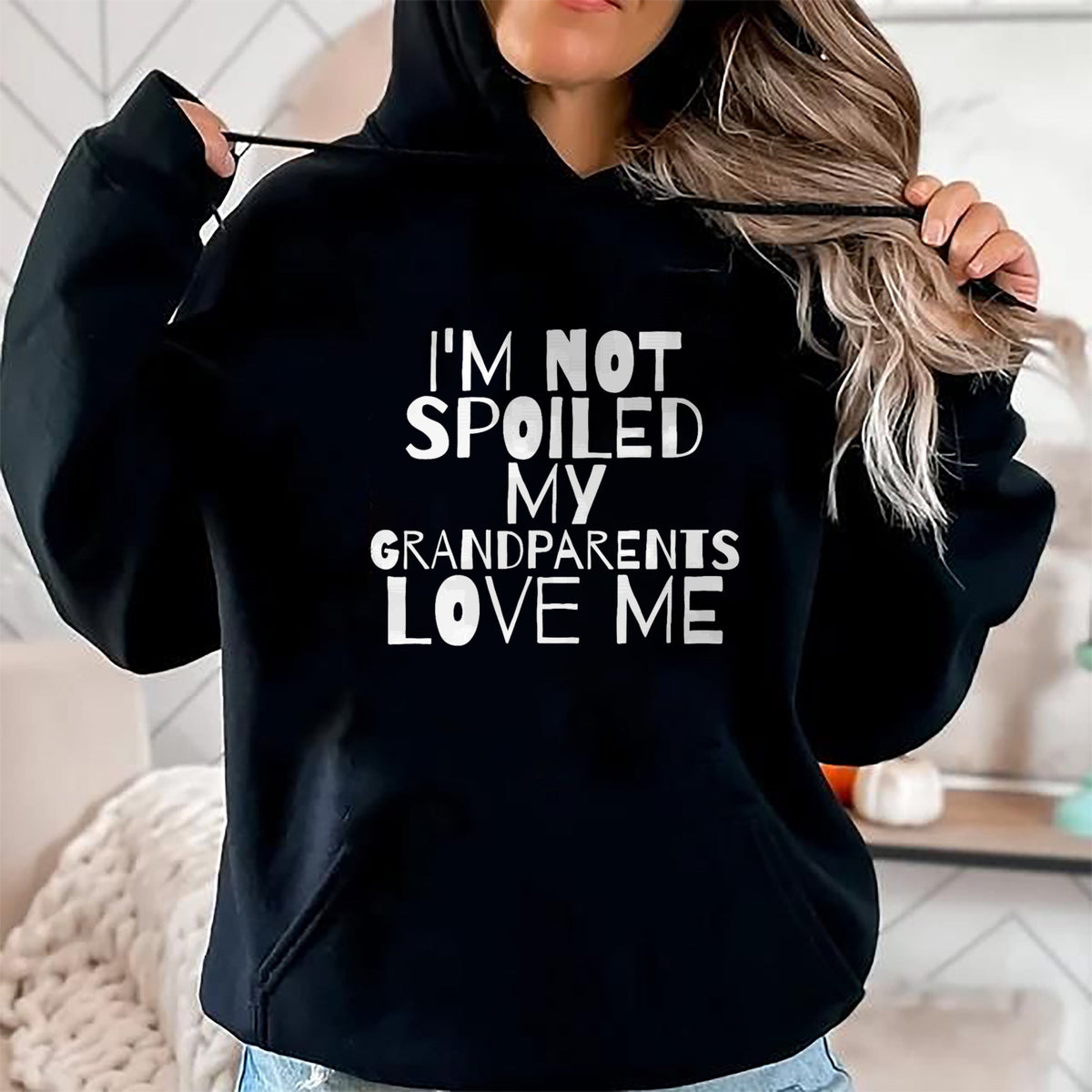Best Wife Shirt, Wife and Husband Unisex T-Shirt/Hoodie/Sweatshirt HLT00 - Im Not Spoiled My Grandparents Love Me child mamaw T Shirt T-Shirt