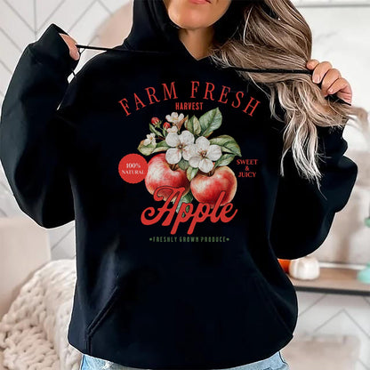Best Farmer Life Shirt, Funny Farmer UnisexT-Shirt/Hoodie/Sweatshirt HLT00 - Farm Fresh Organic Apple Farmer's Market Homegrown Vintage T-Shirt