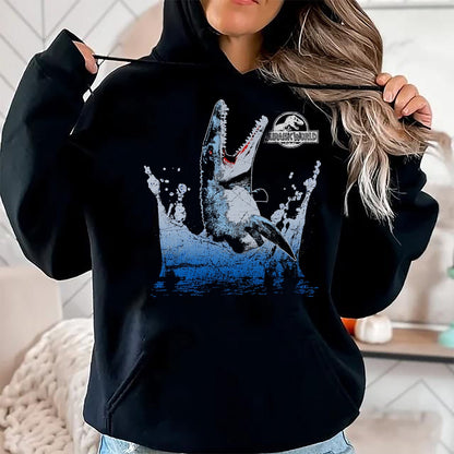 Best Dinosaur Lover Shirt, Funny Dinosaur UnisexT-Shirt/Hoodie/Sweatshirt HLT00 - Jurassic World Aquatic Dinosaur Splash T-Shirt