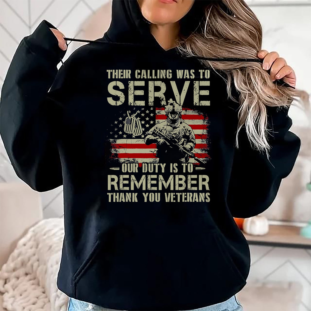 Proud Veteran Shirt, Funny Veteran UnisexT-Shirt/Hoodie/Sweatshirt HLT00 - Patriotic American Flag Thank You Veterans Men Women Kids T-Shirt