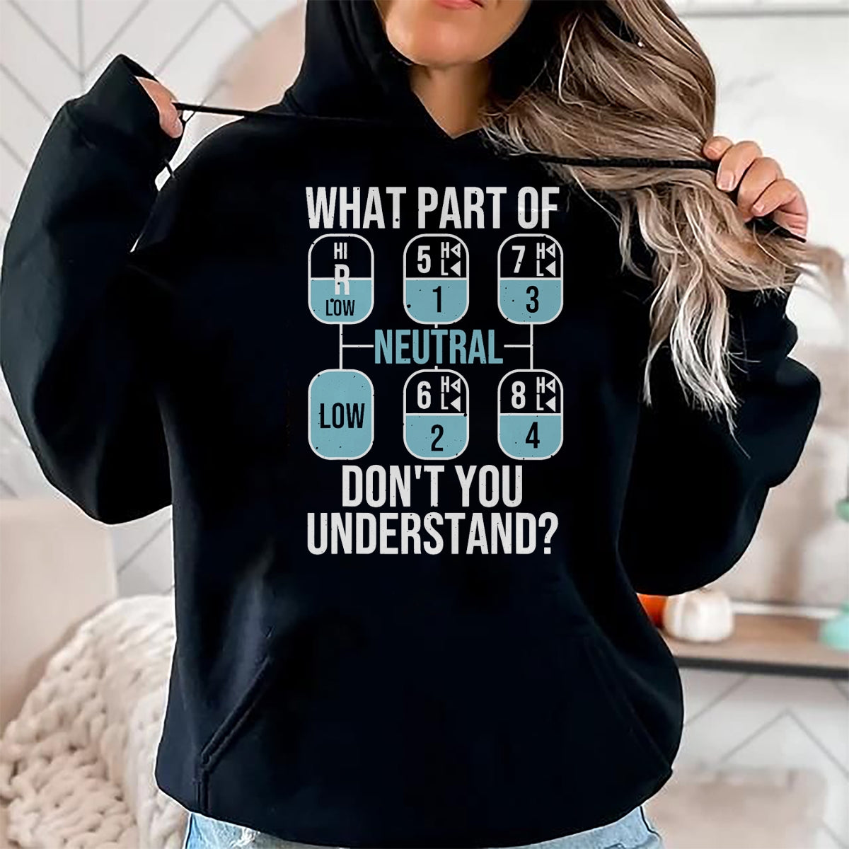 Best Truck Driver Life Shirt, Funny Trucker UnisexT-Shirt/Hoodie/Sweatshirt HLT00 - Funny Trucker Design for Men Women Truck Driver Manual Drive T-Shirt