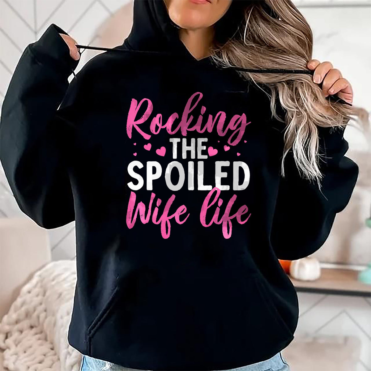 Best Wife Shirt, Wife and Husband Unisex T-Shirt/Hoodie/Sweatshirt HLT00 - Gift for wife T shirt, spoiled wife   Funny Spoiled Wife Art For Women Girls Husband Spoiled Wife Pr (24)