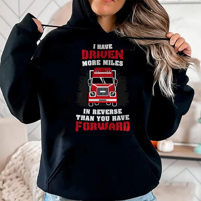 Best Truck Driver Life Shirt, Funny Trucker UnisexT-Shirt/Hoodie/Sweatshirt HLT00 - Truck Driver T-Shirt (2)