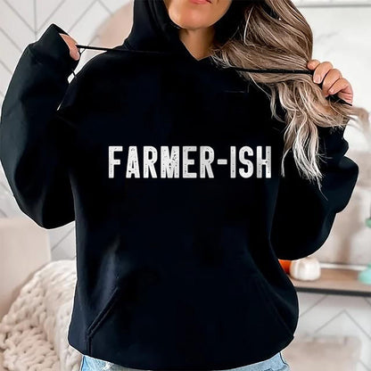 Best Farmer Life Shirt, Funny Farmer UnisexT-Shirt/Hoodie/Sweatshirt HLT00 - Farmer-ish Funny Farming Men Farmer Women Sarcastic Farm Dad T-Shirt