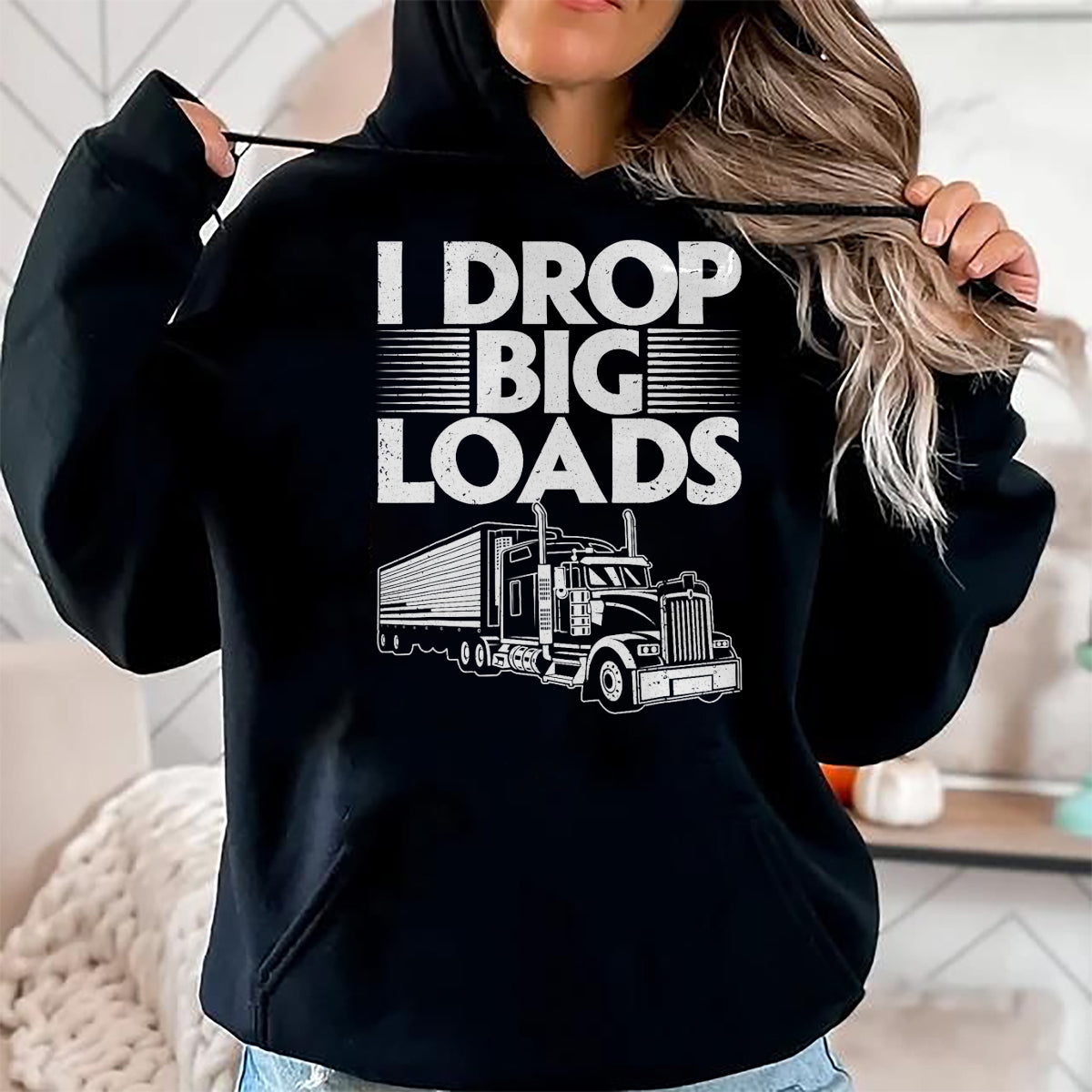 Best Truck Driver Life Shirt, Funny Trucker UnisexT-Shirt/Hoodie/Sweatshirt HLT00 - Funny Trucker T Shirts for Men and Women Semi Truck Driver Big Rig Tees
