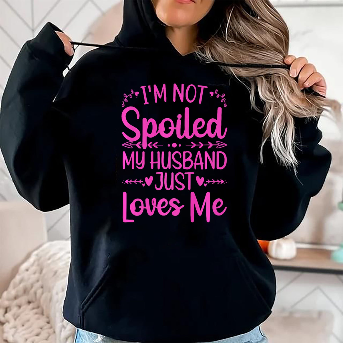 Best Wife Shirt, Wife and Husband Unisex T-Shirt/Hoodie/Sweatshirt HLT00 - Gift for wife T shirt, spoiled wife   Funny Spoiled Wife Art For Women Girls Husband Spoiled Wife Pr (15)