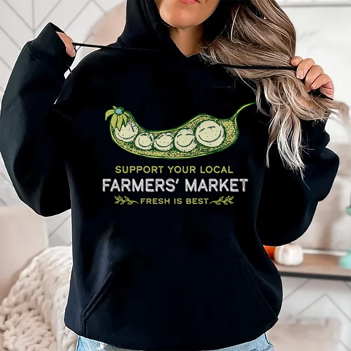 Best Farmer Life Shirt, Funny Farmer UnisexT-Shirt/Hoodie/Sweatshirt HLT00 - Support Your Local Outdoor Farmers' Market Funny Graphic T-Shirt