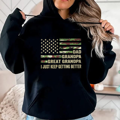 Best Grandpa Shirt, Proud Grandpa Unisex T-Shirt/Hoodie/Sweatshirt HLT00 -Fathers Day Gift from Grandkids Dad Grandpa Great Grandpa T-Shirt