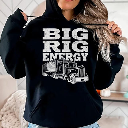 Best Truck Driver Life Shirt, Funny Trucker UnisexT-Shirt/Hoodie/Sweatshirt HLT00 - Funny Truck Semi Truck Driver Big Rig Energy Truck Driver T-Shirt