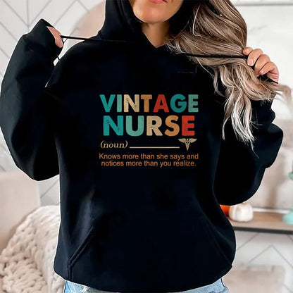 Funny Nurse Shirt, Nurse Unisex T-Shirt/Hoodie/Sweatshirt HLT00 - Vintage nurse T-Shirt