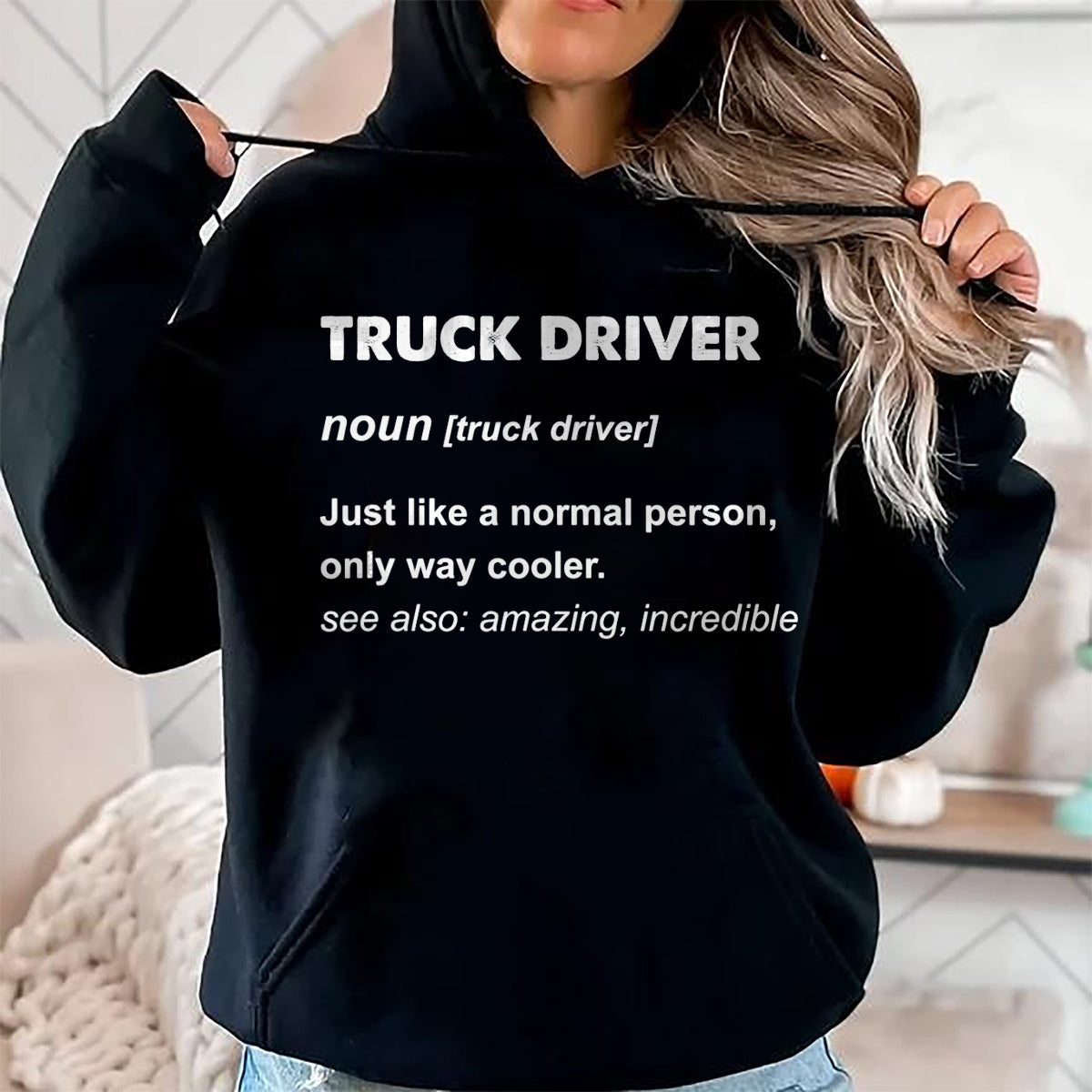 Best Truck Driver Life Shirt, Funny Trucker UnisexT-Shirt/Hoodie/Sweatshirt HLT00 - Truck Driver T-Shirt (8)