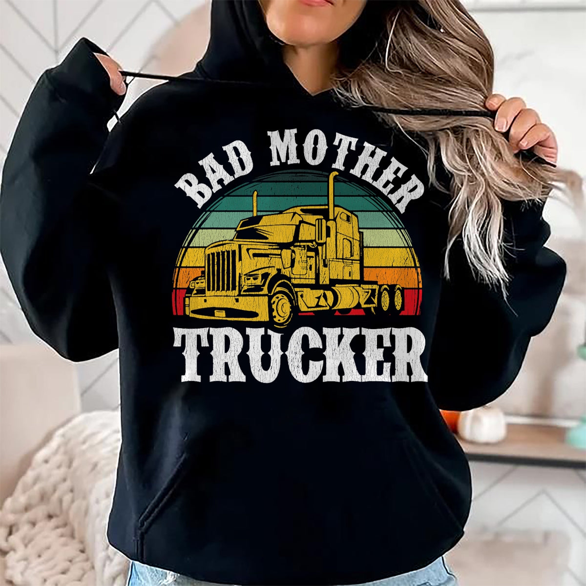 Best Truck Driver Life Shirt, Funny Trucker UnisexT-Shirt/Hoodie/Sweatshirt HLT00 - Funny Trucker Design for Men Big Rig Trucker Truck Driver T-Shirt (2)