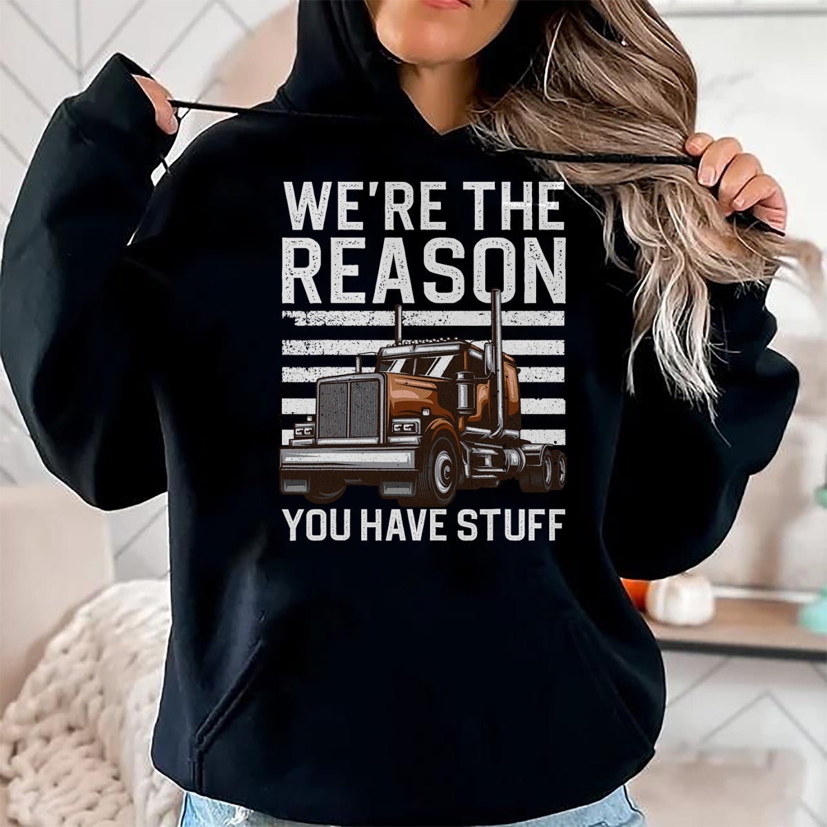 Best Truck Driver Life Shirt, Funny Trucker UnisexT-Shirt/Hoodie/Sweatshirt HLT00 - Funny Trucker Design For Men Women Semi Truck Driver Lover T-Shirt