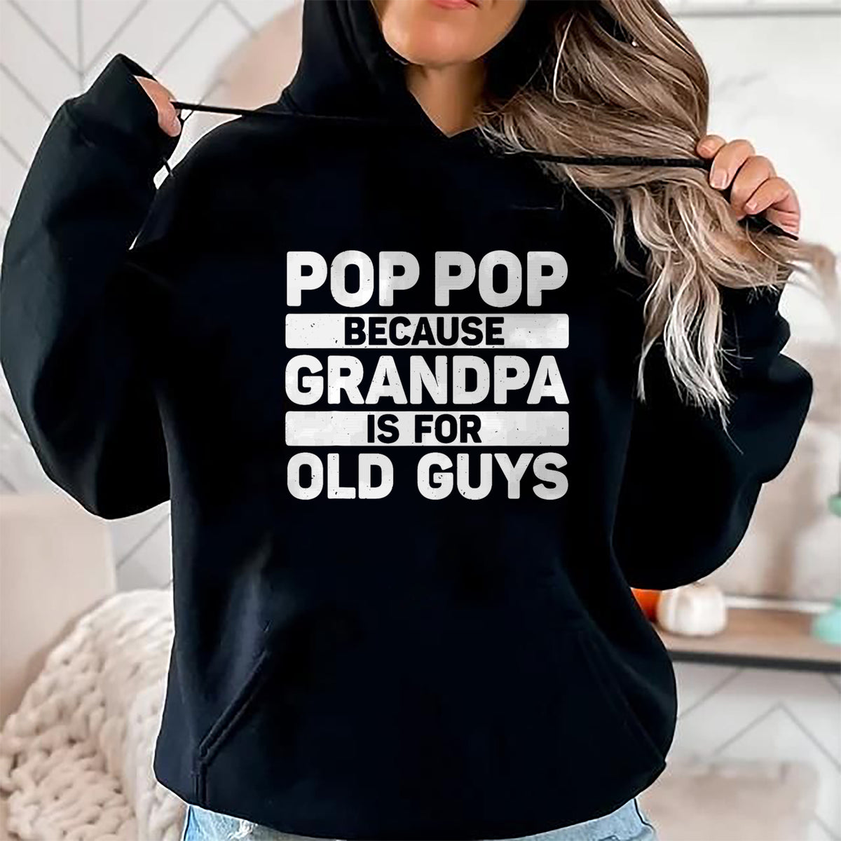 Best Grandpa Shirt, Proud Grandpa Unisex T-Shirt/Hoodie/Sweatshirt HLT00 - Pop Pop Art For Grandpa From Grandkids Father's Day Pop Pop T-Shirt
