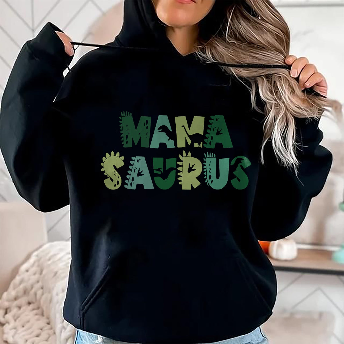 Best Dinosaur Lover Shirt, Funny Dinosaur UnisexT-Shirt/Hoodie/Sweatshirt HLT00 - Mama Saurus Mom Dinosaur Three Rex Birthday Boy Girl Family T-Shirt
