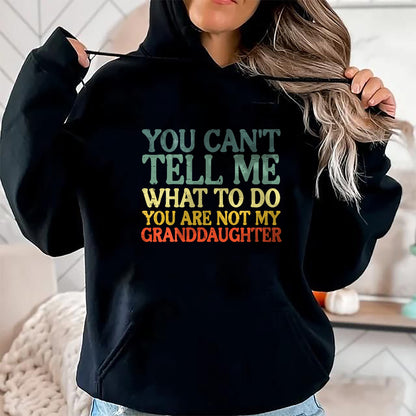 Best Grandpa Shirt, Proud Grandpa Unisex T-Shirt/Hoodie/Sweatshirt HLT00 -Cant Tell Me What To Do Granddaughter Funny Grandma Grandpa T-Shirt (1)