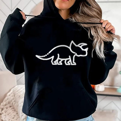 Best Dinosaur Lover Shirt, Funny Dinosaur UnisexT-Shirt/Hoodie/Sweatshirt HLT00 - Triceratops Howling to The Moon Meme Funny 90_s Dinosaur T-Shirt